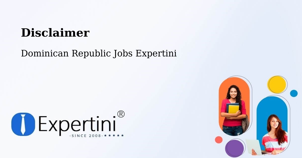 Disclaimer – Mella - Dominican Republic Jobs Expertini